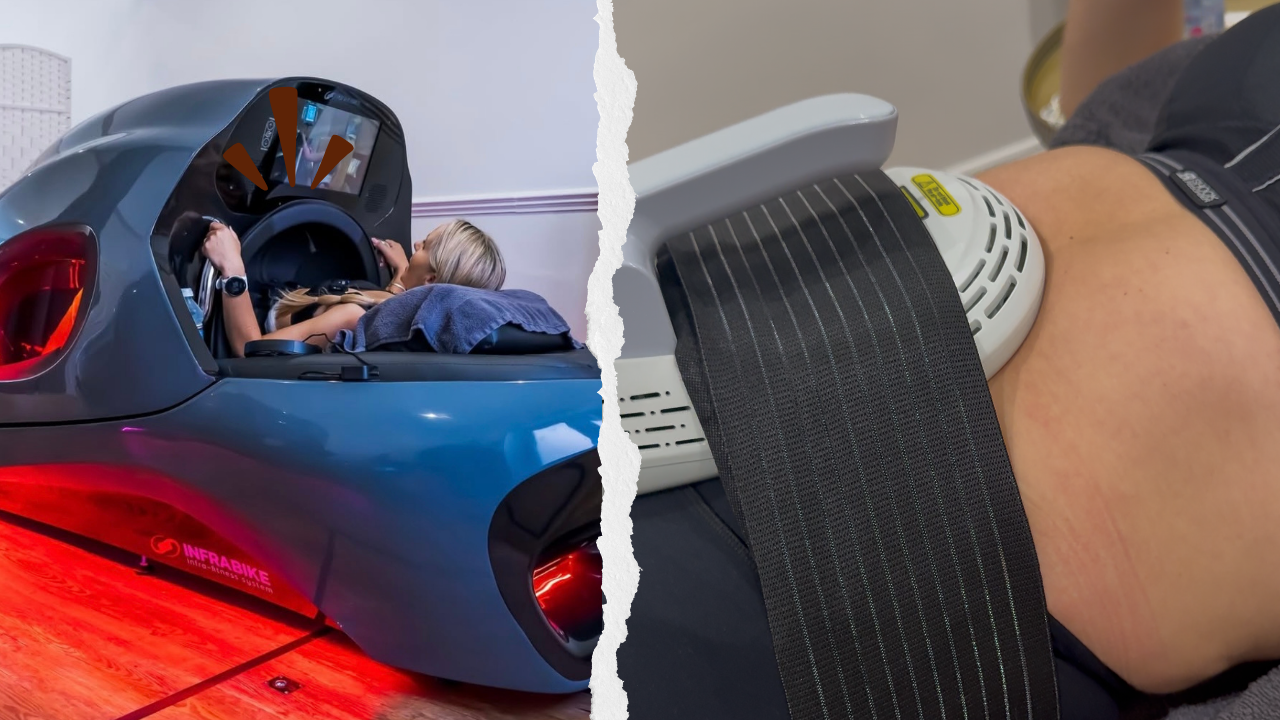 Astrabody combo treatment — Infrabike and EMS